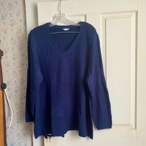 Dressbarn Dark Blue V-Neck sweater